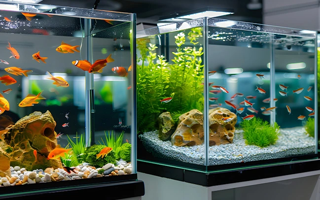 Aquarium Umzug